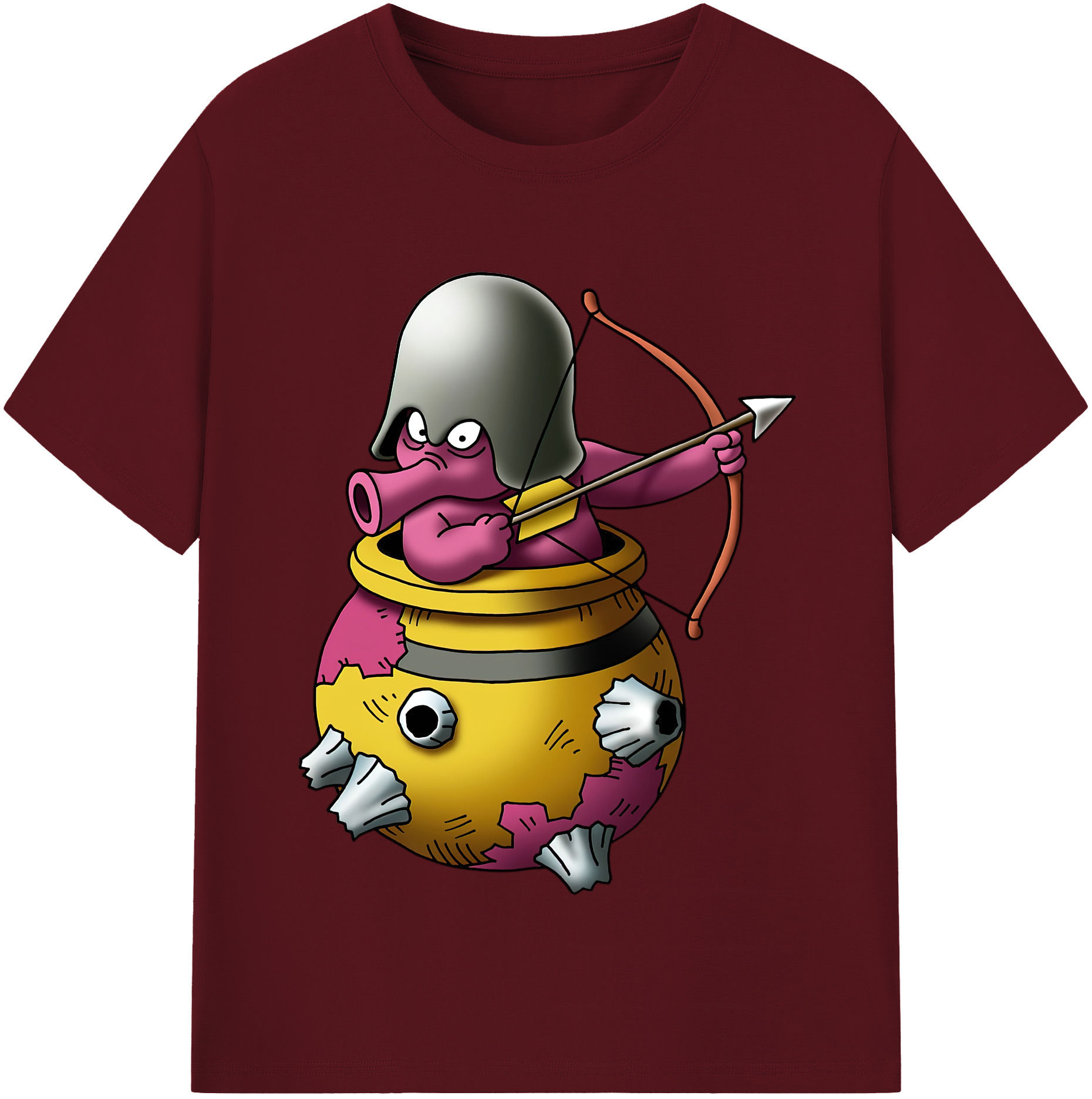 （画像用） ドラゴンクエスト Doragon Kuesuto Dragon Quest 綿100％半袖Tシャツ（フロントプリント）